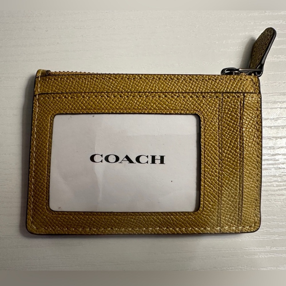 Coach Leather Mini Id Card Case - Picture 3 of 8